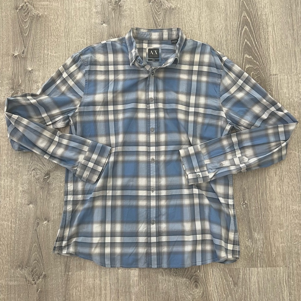 Armani Exchange, Men’s causal button down, regular fit